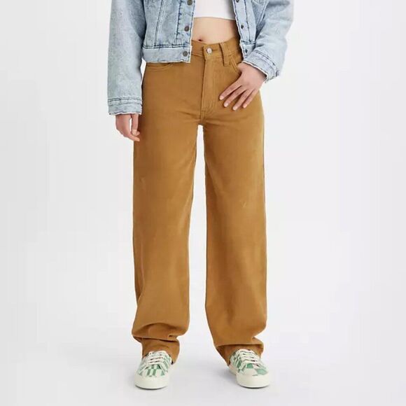 Levi's Pants - Levi's 94 Baggy Corduroy Brown Straight Leg Loose Pants Y2K 90s Size 33 x 31